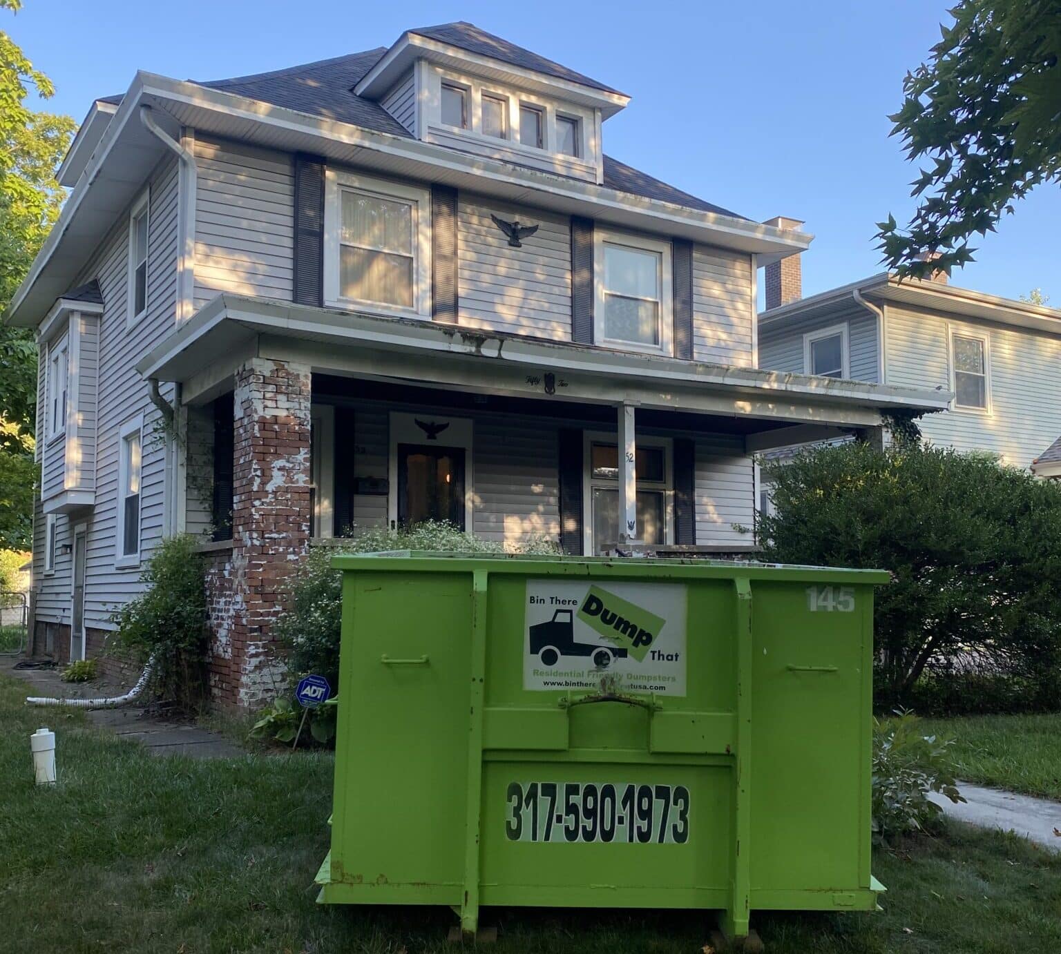 rent a dumpster for spring cleaning in zionsville, in