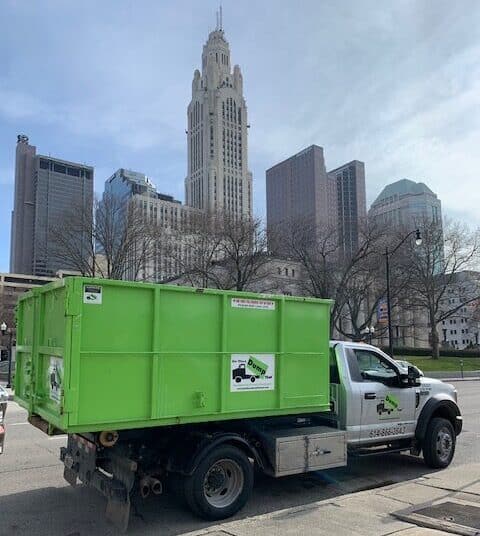 home clean out dumpster rental in indianapolis